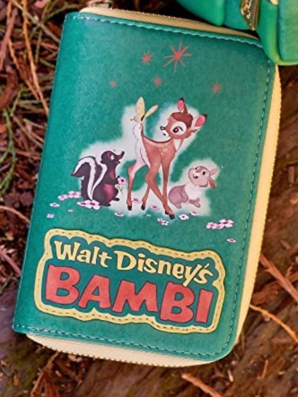 Loungefly Disney Archives Bambi Zip Wallet NWT
